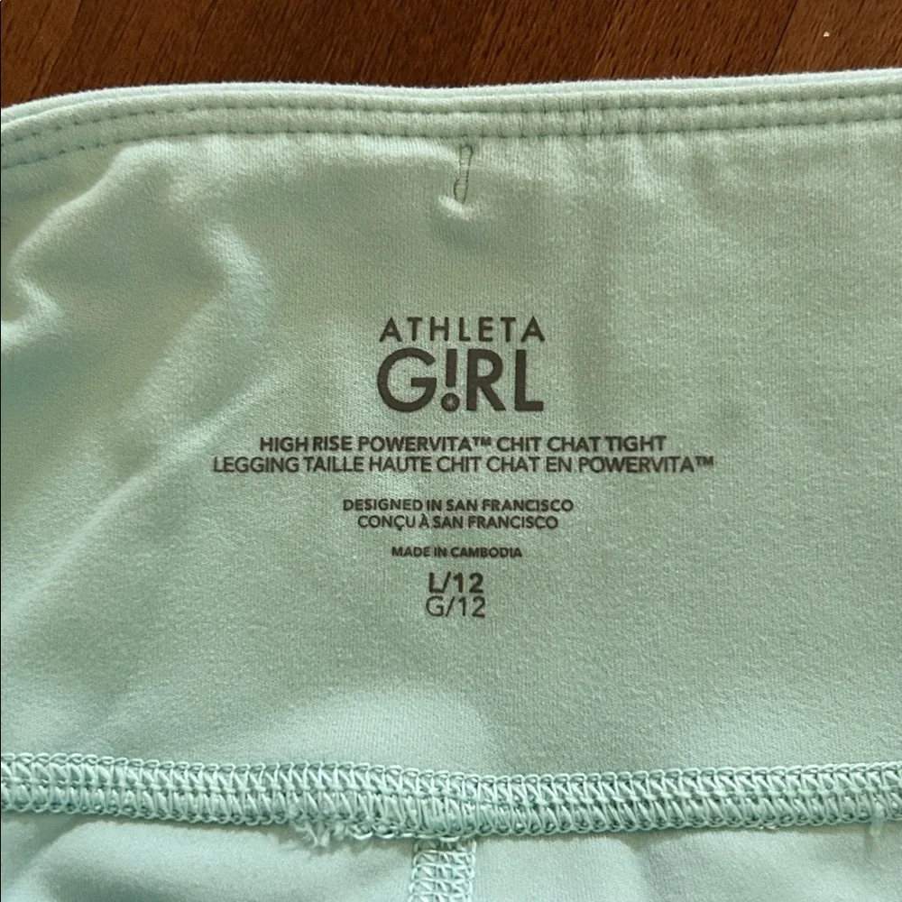 Lot of 4 Athleta Girl Leggings M & L - Picture 3 of 9